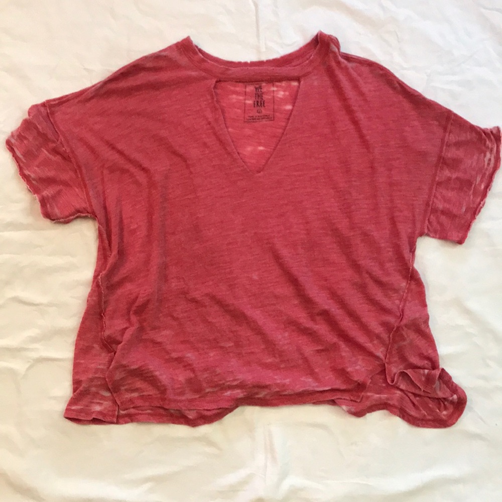 Free People Jordan Cutout Tee